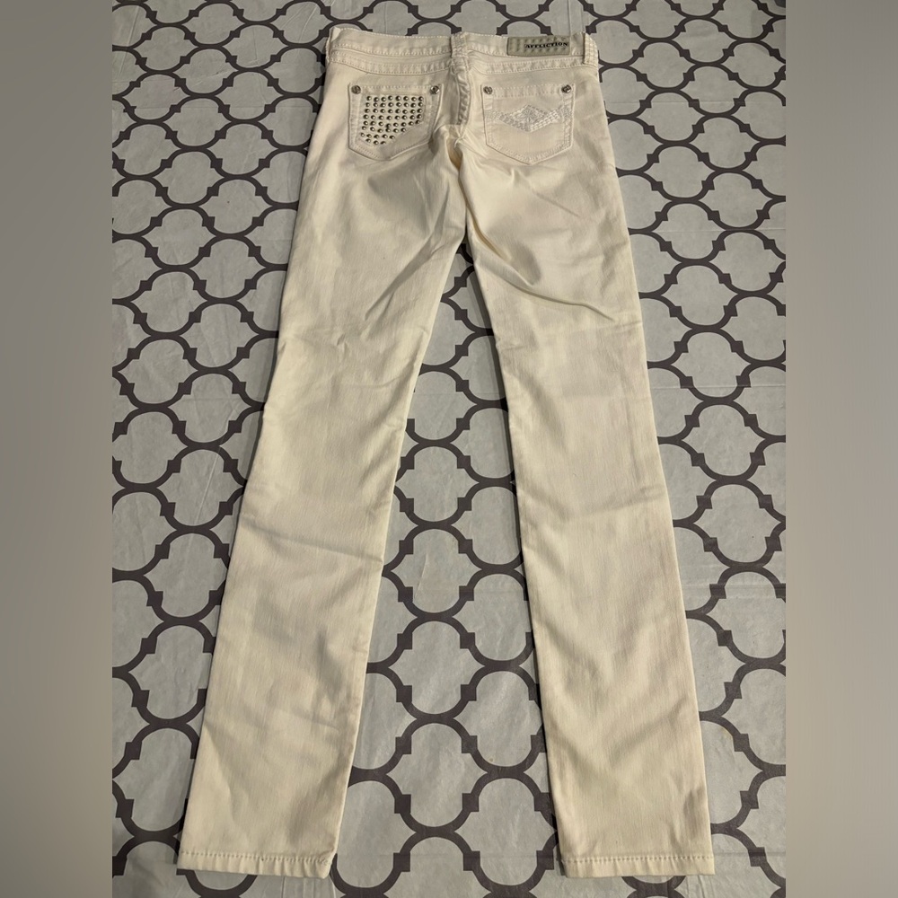 Affliction Raquel Skinny Jean Pants Women’s 24 Studded Embellished Glitter